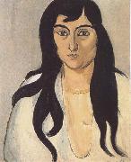 Henri Matisse Woman with an Amber Necklace (mk35) oil painting reproduction